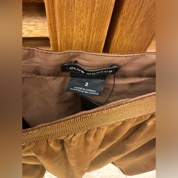 Club Monaco Size 2 Gold “Amber” skirt with white lace. Brand new with tags. - Picture 8 of 10